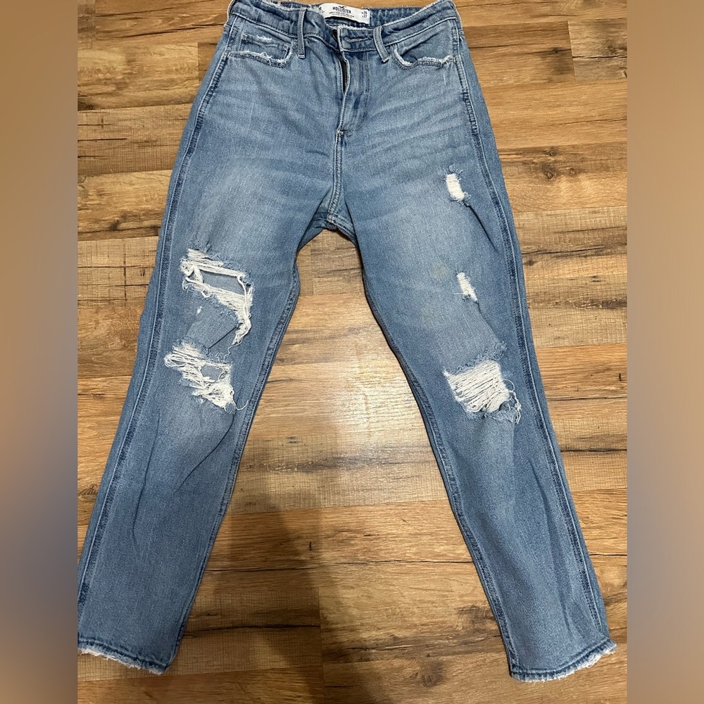 Holster curvy high rise mom Jean